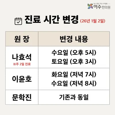 이수한의원 사진 2 (업체가 네이버 플레이스에 올린 사진)
